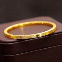 Vivienne Westwood High-end Zhou Zhufu official website flagship store plain circle love ring digital simple clock golden couple brushed bracelet for female lover