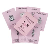 Pink Island Time Love Oracle Cards Tarot Divination Deck English Vision Edition Board Playing Game For Party