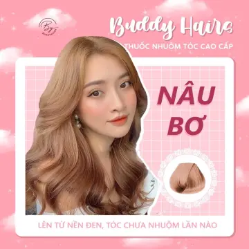 Thuốc Nhuộm Tóc Màu Nâu Bơ - Thuốc nhuộm tóc minzihair
