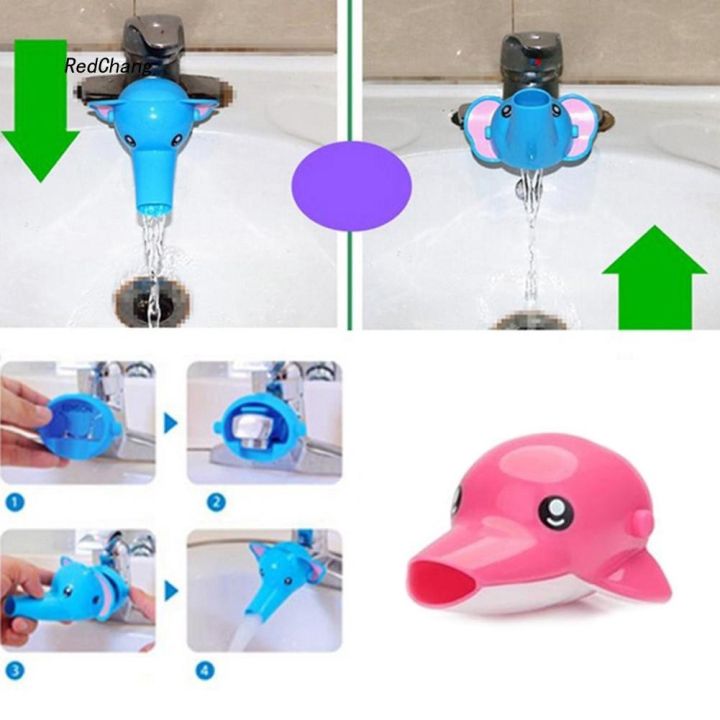 rdcg-หัวต่อก๊อกน้ำ-รูปการ์ตูนสัตว์-โลมา-เป็ด-เพื่อความสะดวกในการล้างมือ-สำหรับเด็ก