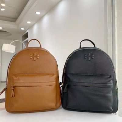 2023 new Tory Burch 79046 Thea Classic calf leather large-capacity backpack fashion all-match backpack