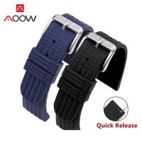 xinpan 20mm 22mm Silicone Sport Strap Diving Waterproof Rubber Men Replacement Bracelet Band Watch Accessories for Seiko 007 with Pins