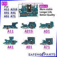 บอร์ดชาร์จ A315f สายเคเบิลเสียบแจ็คสเตอริโอพอร์ตที่ชาร์จแบบยืดหยุ่นได้ A21s A015f ไมโคร Usb 10ชิ้น/ล็อตสำหรับ Samsung A415f A217f A515f