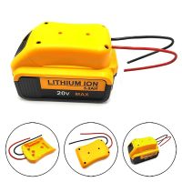 【YF】 Li-Ion Battery Adapter for Dewalt 20V 18V Dock Power Model DCB140 DCB200 DCB201 Connector 12 Gauge Robotics Wires Conversion