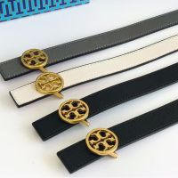 2023 new TB Belt/Female belt/Ladies belt/Fashion belt/Ladies belt/metal button/Real leather belt/belt