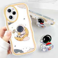 เคสโทรศัพท์ Xiaomi Poco X4 GT Poco X5 Pro 5G Poco X2 Pocox4 Gt (พร้อมที่ยึดฟรี) นิ่มแฟชั่นหยัก (นักบินอวกาศ) เคสโทรศัพท์มือถือการ์ตูนคลุมทั้งหมดเคสป้องกันกล้อง