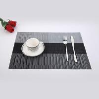 4pcs Western placem PVC Washable Placemats Dining Table Mat Non-slip Placemat Set in Kitchen Accessories Cup Coaster Wine Pad