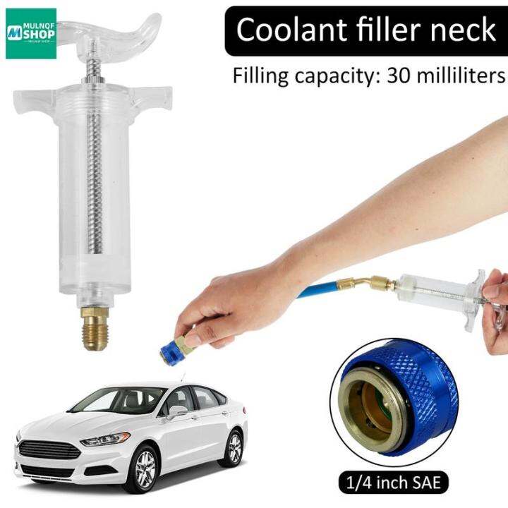 Durable AC Oil Dye Injector Oil Dye Injector Kit R134A 30ml AC Oil Dye