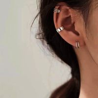 [COD] Korean version of ins temperament no hole c-shaped ear bone clip fashion retro cold style geometric hoop earrings wholesale