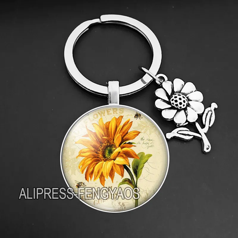 Community Solutions International Flower Key Ring / Key Chain Flower