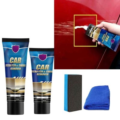 【CW】 Car Scratch Remover Kits Repair Paint Paste Up Polishing Wax Scratches