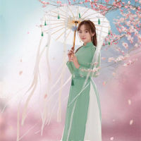 Chinese Japan Yarn Oiled Paper Silk Cloth Umbrella Costume Ancient Chinese Princess Umbrella Drama White Craft Umbrella Cosplay