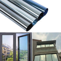 Anti UV Electrostatic Adsorption Glass Window Stickers One Way Mirror Window Privacy Film Home Office Sun Blocking Window Tint-Lusjeh