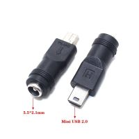 【】 dfhrtdu7r575 1ชิ้น90/180อะแดปเตอร์แปลงไฟ DC มินิ USB ตัวผู้เป็น5.5x2ขั้วต่อแจ็คตัวเมีย1มม. สำหรับแล็ปท็อปและโน้ตบุ๊คคอมพิวเตอร์พีซี