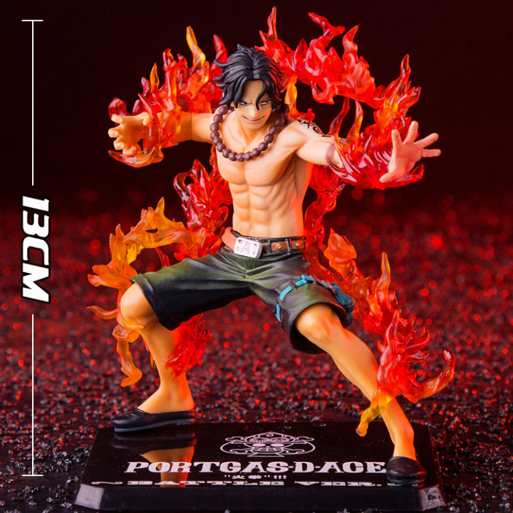 One Piece Fire Fist Luffy Ghost Cut Sauron Cross Flame Ace Figures ...