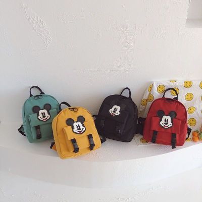 Cartoon Mickey Children Kindergarten Schoolbag Fashion Boutique Kids Backpack Baby Boys And Girls Double Shoulder Bag 2023 NEW