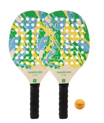 Beach Tennis Racket Set Experience - Green