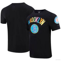 NEW Jay 2023 Nba Brooklyn Nets Jersey Training T-shirt Black Fans Short Sleeve Basketball Sports T-shirt Large