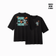 T-Shirt OVER SIZE  Drunk Pai ONEONE - Black