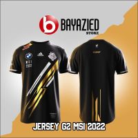 (All sizes are in stock)   New G2 MSI 2023 jersey  (You can customize the name and pattern for free)