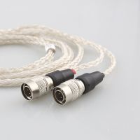 16 Core OCC Silver Plated Earphone Cable For Mr Speakers Alpha Dog Ether C Flow Mad Dog AEON Headphone