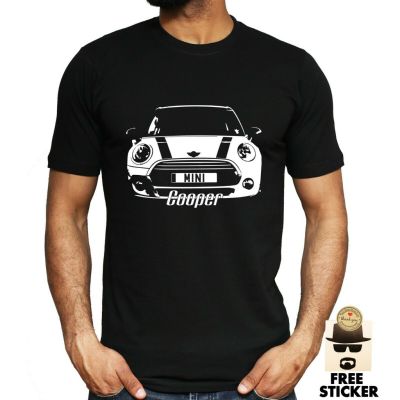 Mini Cooper Custom Plate T-Shirt Personalised Car Gift Tee