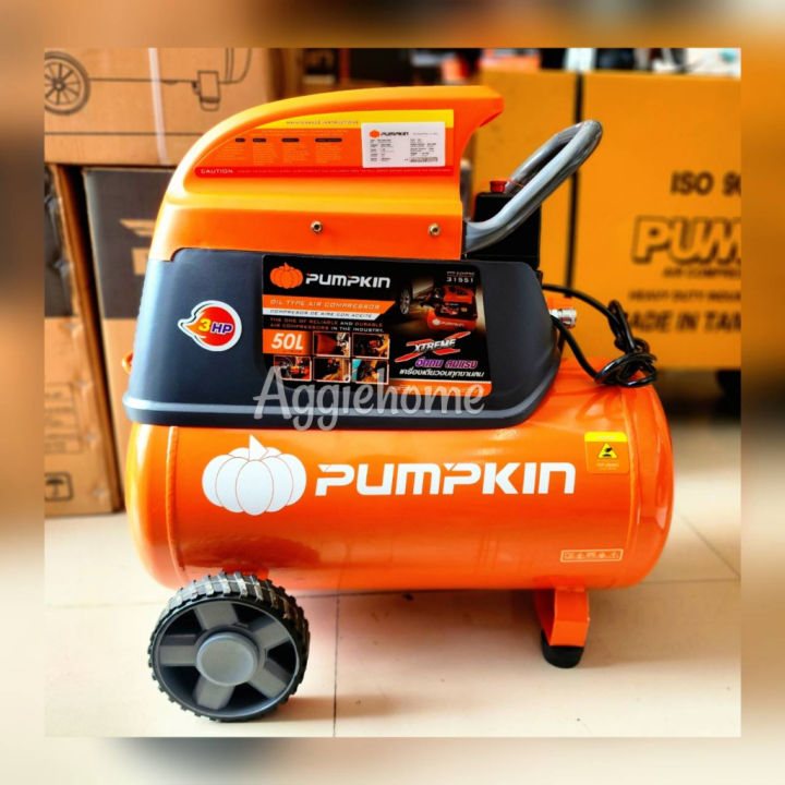 pumpkin-ปั้มลมโรตารี่-50-ลิตร-รุ่น-ptt-x3hp50-31551-220v-กำลัง-3hp-8บาร์-ปริมานลม-206l-min-ปั๊มลม-สูบลม-จัดส่ง-kerry
