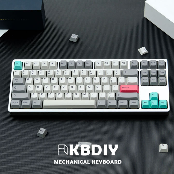 Klawiatura KBDiy GMK die-SUB PBT GMK 9009 nowoczesny Dolch-Light Retro ...