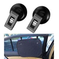 4pcs Car Window Sucker Cup Clip Card Clamp Windshield Curtain Card Photo Clip Holder Car Window Mount Suction Clip Hook Buckle