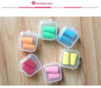 5Pairs comfort earplugs noise reduction Foam Soft Ear Plugs box-packed Earplugs Protective for sleep slow rebound earplugs