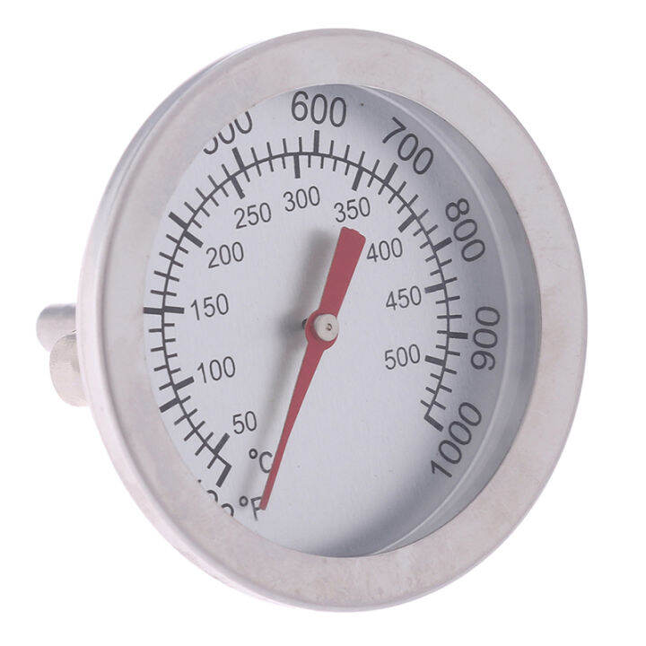 Stainless Steel BBQ Smoker Pit Grill Bimetallic thermometer Temp Gauge
