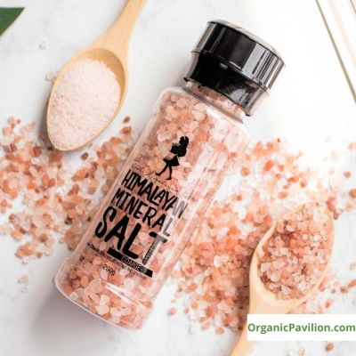 Cheri เกลือหิมาลัยสีชมพู พร้อมขวดบดในตัว ตราชีริ Himalayan Pink Salt Coarse Grain with Grinder (220g)