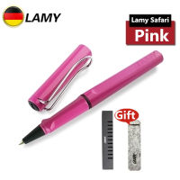 LAMY Safari Rollerball Pen ของแท้100% （สีชมพู）ปากกาโรลเลอร์บอล ลามี่ , ไส้ปากกาโรลเลอร์บอล LAMY M63 หัว M