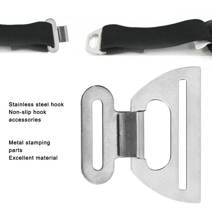 ตัวยึดสายรัดชิ้นส่วนโลหะสำหรับปั๊มที่เกี่ยวกระเป๋าสะพายหลังอุปกรณ์ฮาร์ดแวร์ทำจากสเตนเลสสตีล5ชิ้น