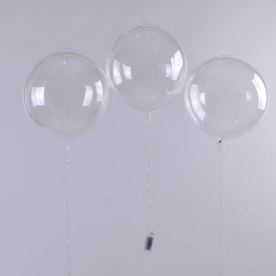 Wholesale 30PCSLOT Bobo Balloon With LED Colorful String Light For Room Wedding Party Baby Show Decoration