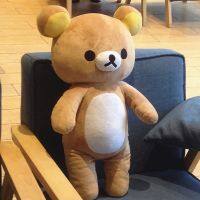 Rilakkuma Zd837vnsv223การ์ตูนอะนิเมะญี่ปุ่นตุ๊กตาของเล่นน่ารักหมีเล็กตุ๊กตานุ่มนิ่มตุ๊กตาคู่รักของขวัญสำหรับแฟนสาววันเกิด45ซม.