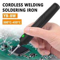 ☼ YB 8WThree speed temperature contr Cordless Soldering Iron Removable Battery Rechargeable Soldering Iron Electronic Welding Tool