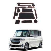 14Pcs Gate Slot Pad for DAIHATSU TANTO LA600S/LA610S Interior Non-Slip Anti Dust Cup Holder Inserts