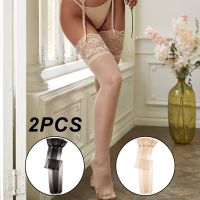 【CC】┅  See Through Stockings Stretch Above the knee Thigh-high Socks 2PCS