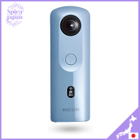 RICOH THETA สีน้ำเงิน SC2 360องศากล้องดาราศาสตร์ทั้งหมด360 ° ประกอบด้วยวิดีโอ4K ฟังก์ชั่นการสังเคราะห์ HDR ที่พัฒนาขึ้น (THETA SC -SC -SC -SC -SC -SC -SC-ความเร็วในการประมวลผลเพิ่มขึ้น2.4เท่าอัลกอริทึมล่าสุดทำให้ภาพวาดที่เป็นธรรมชาติมากขึ้นในการถ่ายภาพในร