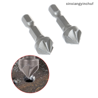 ⚙️[xinxiang] 6ขลุ่ย Countersink เจาะบิต chamfer ตัดเครื่องมือไม้หกเหลี่ยมจับ