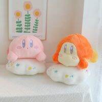 น่ารักเคอร์บี้นอนอยู่บนเมฆของเล่นน่ารัก Waddle Dee ตุ๊กตายัดไส้อะนิเมะ Plushies โยนหมอนเบาะหลังของขวัญวันเกิด