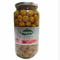 สินค้าสดใหม่ รับรองคุณภาพ  Fragata Pimento Stuffed Manza Olives ฟรากาต้า 595 กรัม