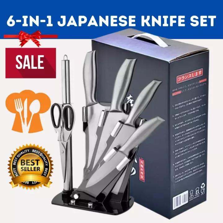 madangx867867 BEST Stainless Steel 6in1 Authentic Japan Knife Set