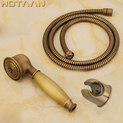 Antique Brass Hand shower Set Brass hand shower +1.5M Shower Hose +Hand Shower Holder