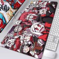 Helltaker Anime Mousepad XXL Gamer แผ่นรองเมาส์สำหรับเล่นเกมพีซีพีซี Otaku Locking Edge DIY แผ่นรองโต๊ะแล็ปท็อปแบบกำหนดเอง