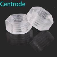 Gb6170-86 BRT spot plastic hexagon PC transparent nut / nut acrylic nut m3-m6 50PCS Nails Screws Fasteners