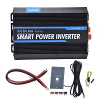 Power Inverter Pure Sine Wave Solar Converter Digital Display DC 12V to AC 220V Transformer