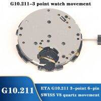 G10.211 Movement ETA G10.211 Single Calendar 3-Point 6-Pin High-Precision SWISS V8 Quartz Watch Movement Replacement Spare Parts Accessories