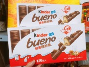 BÁNH SOCOLA NHÂN HẠT PHỈ KINDER BUENO 18 GÓI x 43G